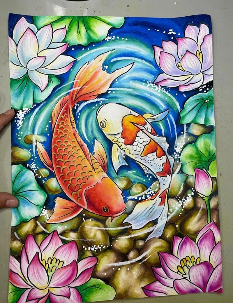 tranh vẽ con cá 35 tranh vẽ con cá 35