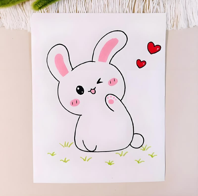 tranh vẽ con thỏ 13 tranh vẽ con thỏ 13
