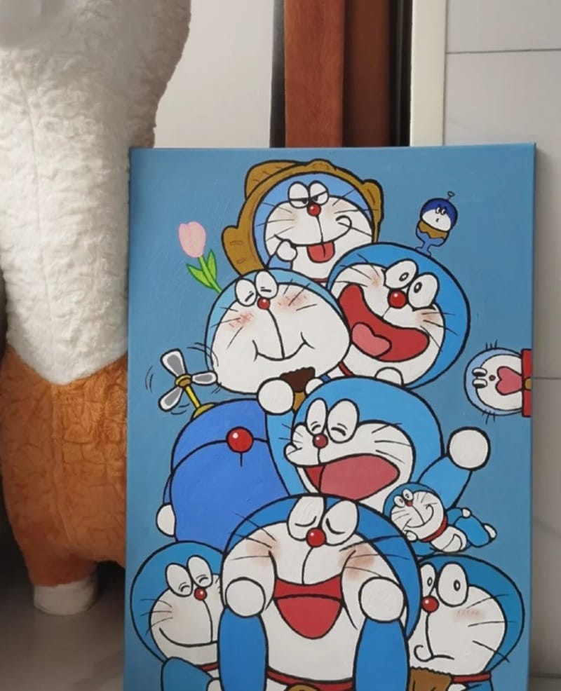 tranh vẽ doraemon 1 tranh vẽ doraemon 1