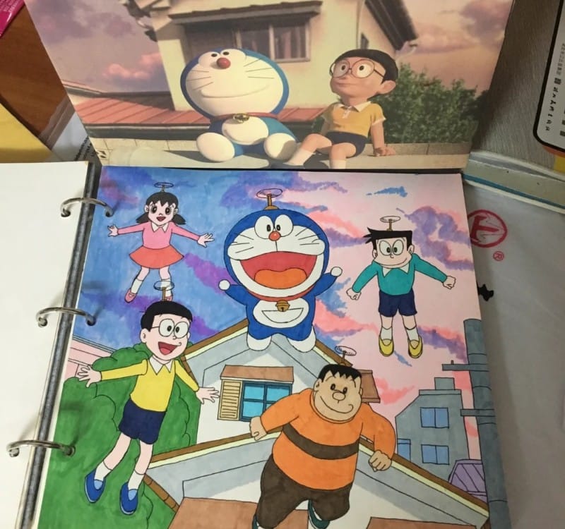 tranh vẽ doraemon 18 tranh vẽ doraemon 18