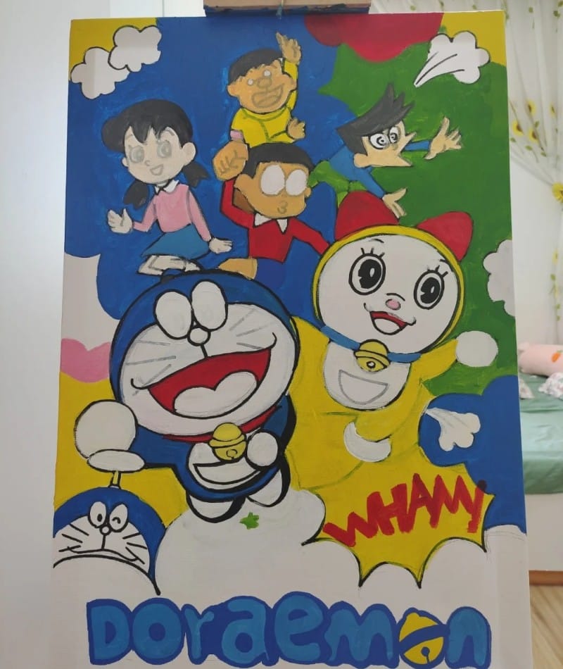 tranh vẽ doraemon 23 tranh vẽ doraemon 23
