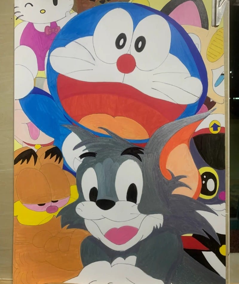 tranh vẽ doraemon 38 tranh vẽ doraemon 38
