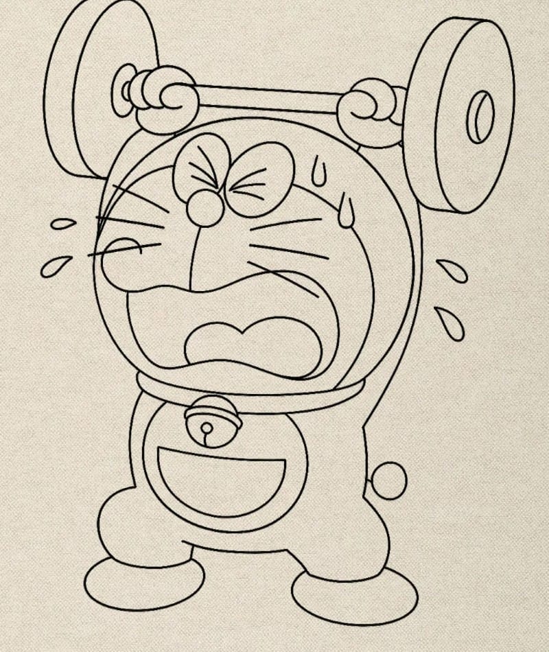 tranh vẽ doraemon 4 tranh vẽ doraemon 4