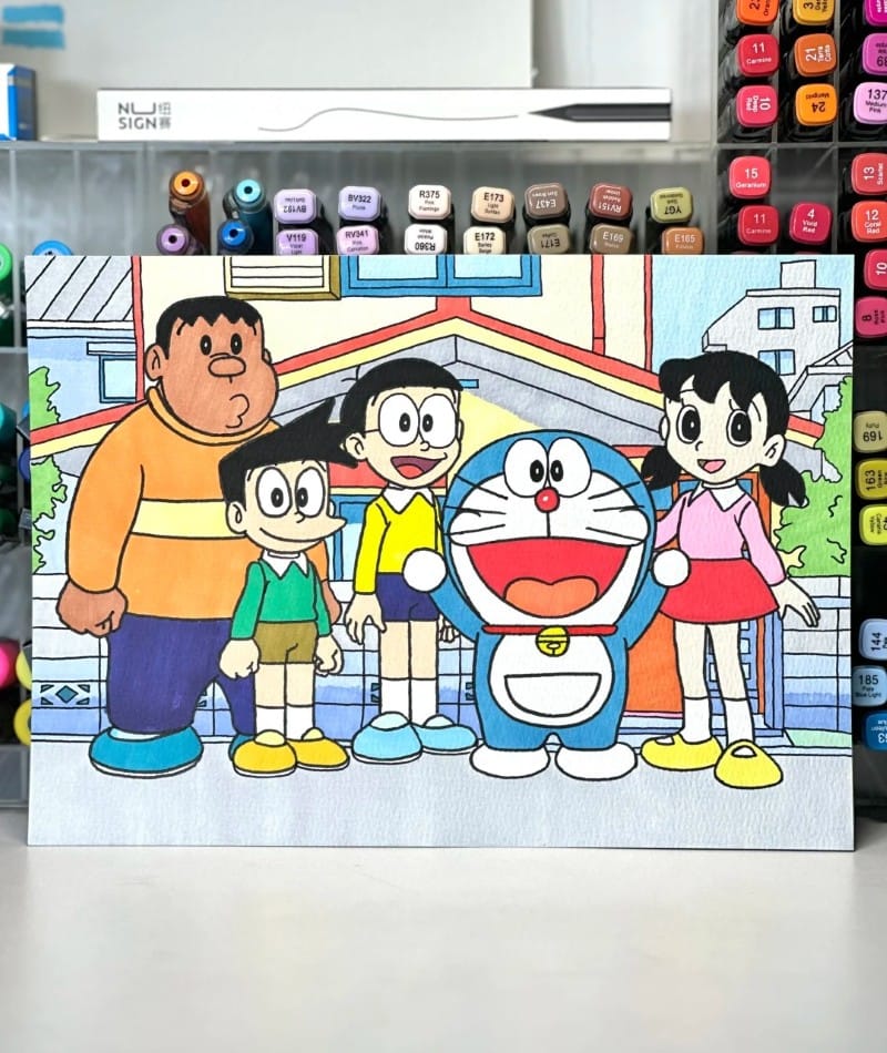 tranh vẽ doraemon 40 tranh vẽ doraemon 40