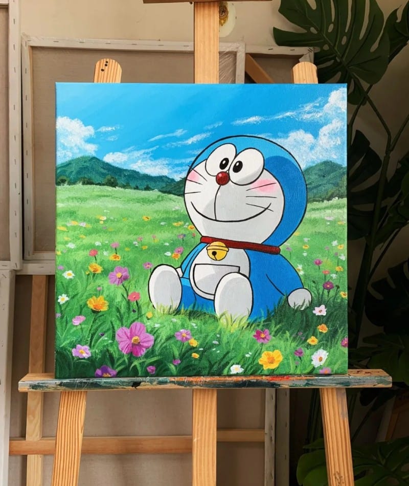 tranh vẽ doraemon 5 tranh vẽ doraemon 5