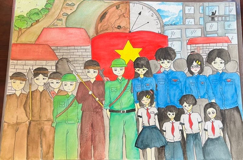 tranh v16ẽ giải phóng miền nam