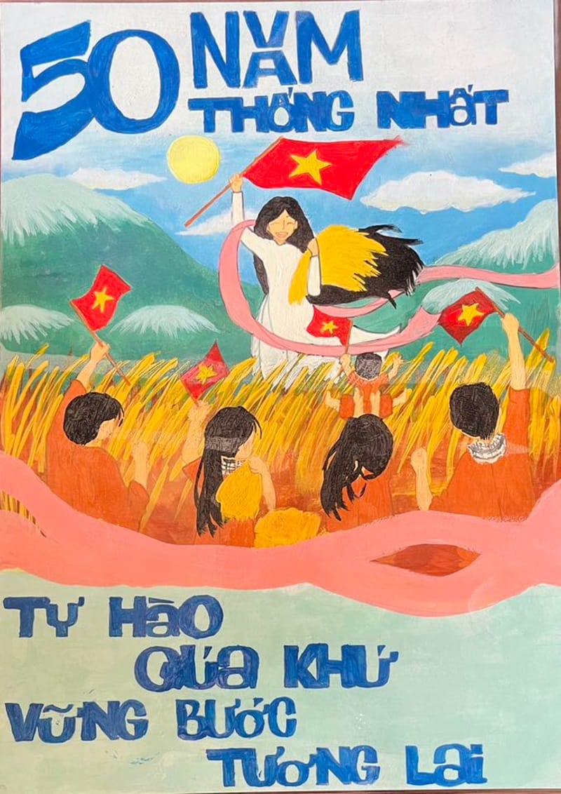 tranh vẽ giải phóng miền nam 20