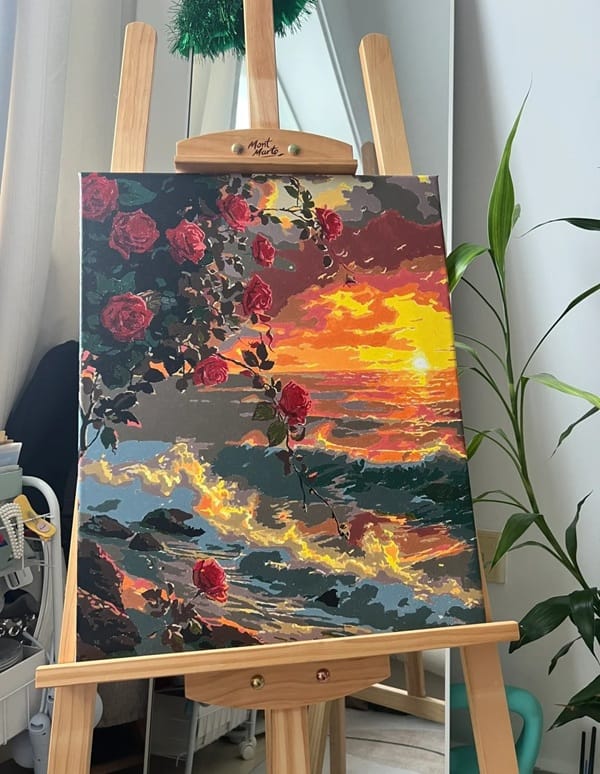 tranh vẽ hoa hồng 42 tranh vẽ hoa hồng 42