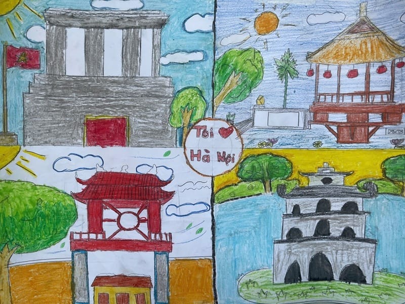 tranh vẽ lăng bác 19