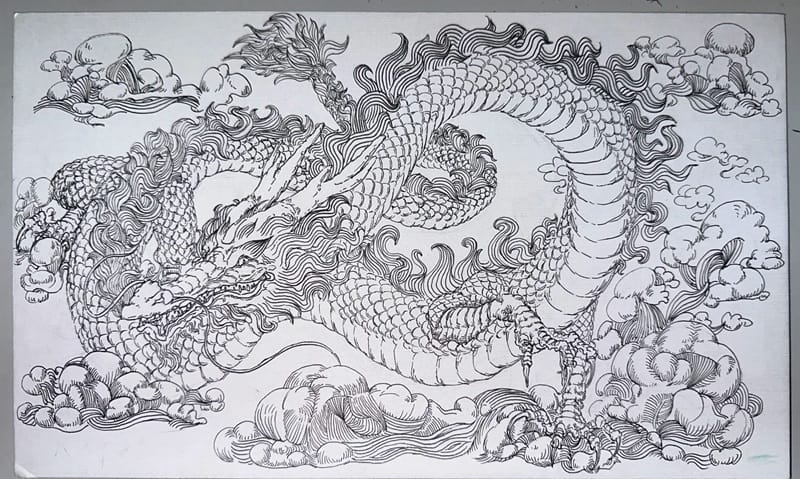 tranh vẽ rồng 2 tranh vẽ rồng 2