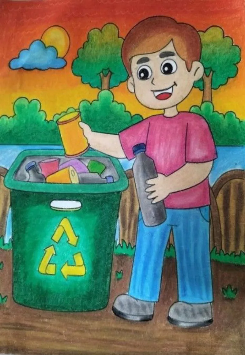 vẽ tranh bảo vệ nguồn nước 17
