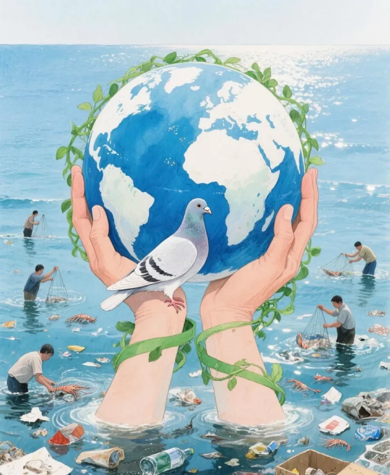 vẽ tranh bảo vệ nguồn nước 23