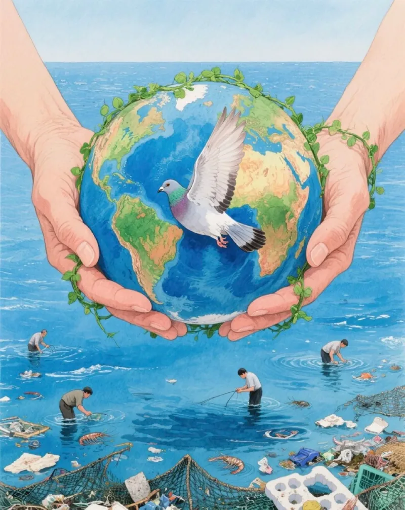 vẽ tranh bảo vệ nguồn nước 26