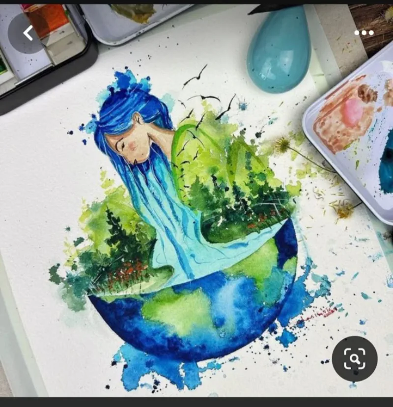 vẽ tranh bảo vệ nguồn nước 3