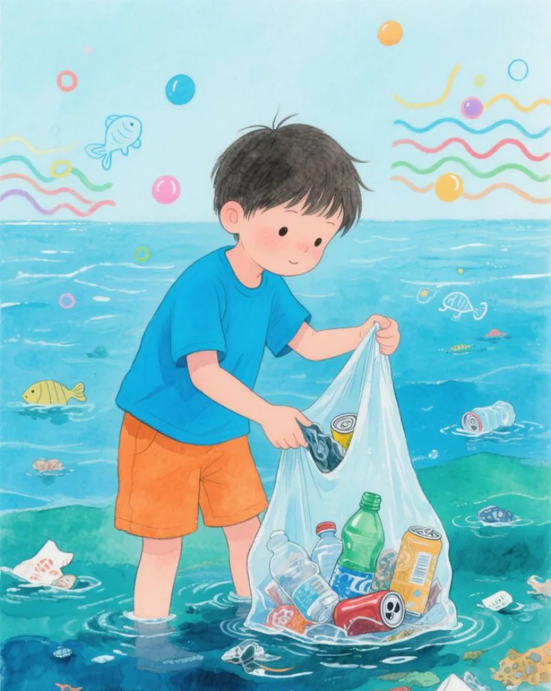 vẽ tranh bảo vệ nguồn nước 5