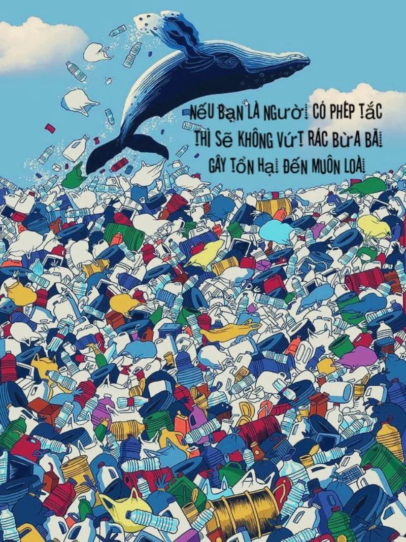 vẽ tranh bảo vệ nguồn nước 9