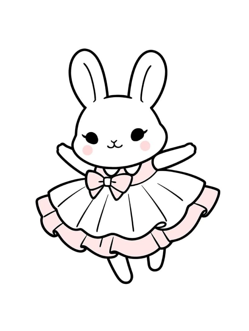 vẽ tranh con thỏ 33