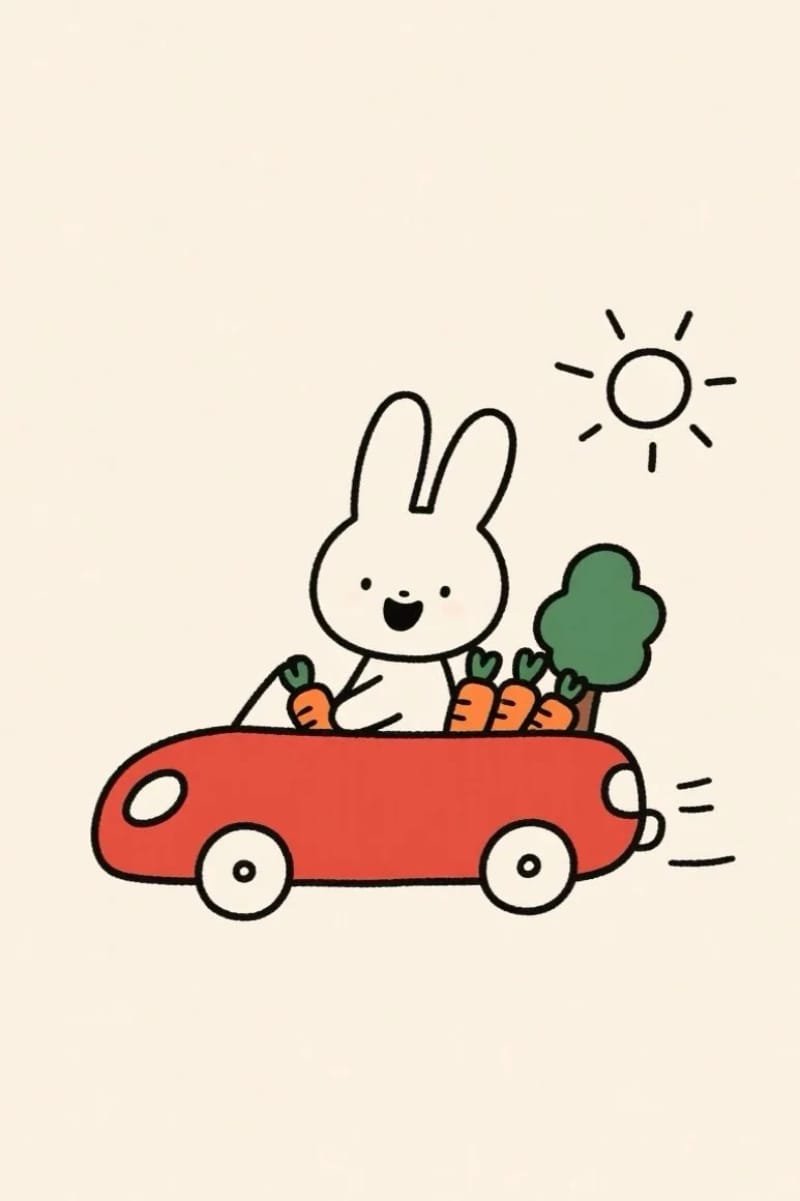 vẽ tranh con thỏ 20