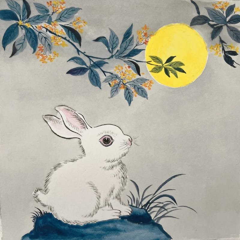 vẽ tranh con thỏ 25