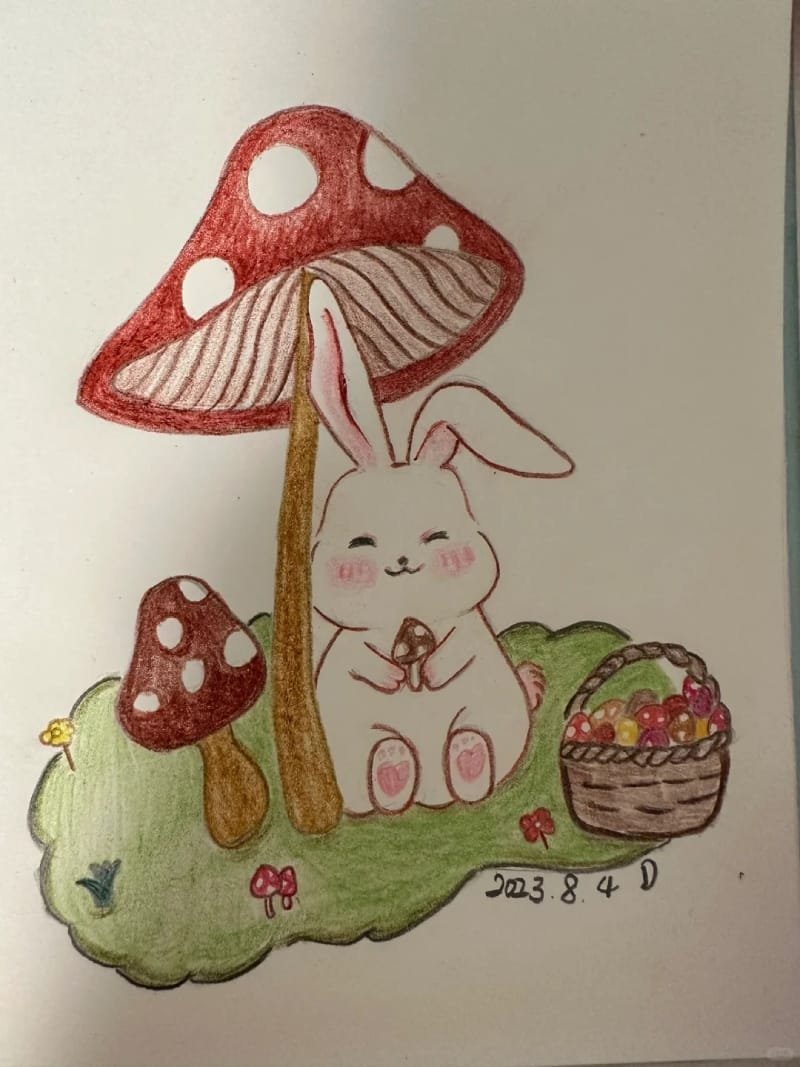 vẽ tranh con thỏ 27