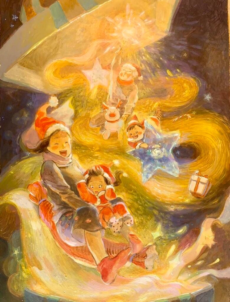 vẽ tranh gia đình đẹp nhất 7