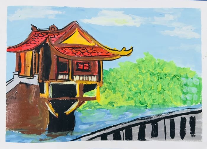 vẽ tranh hà nội trong mắt em 29