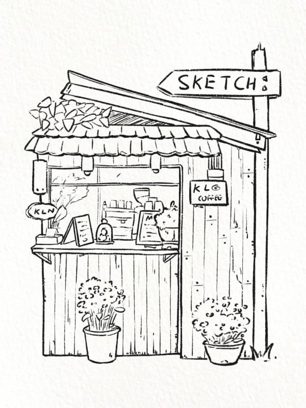 vẽ tranh ngôi nhà 13