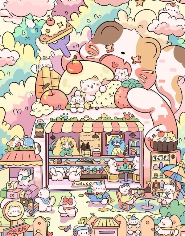 vẽ tranh ngôi nhà 5