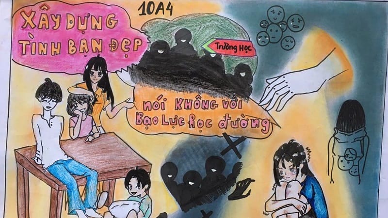 vẽ tranh phòng chống tệ nạn xã hội 14
