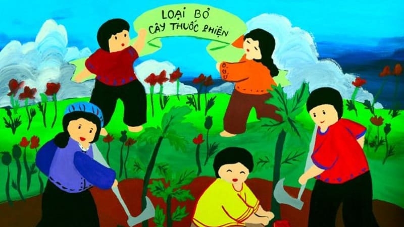 vẽ tranh phòng chống tệ nạn xã hội 2