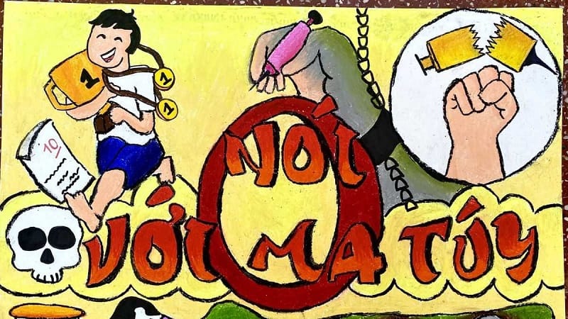 vẽ tranh phòng chống tệ nạn xã hội 22