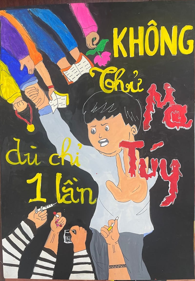 vẽ tranh phòng chống tệ nạn xã hội 25