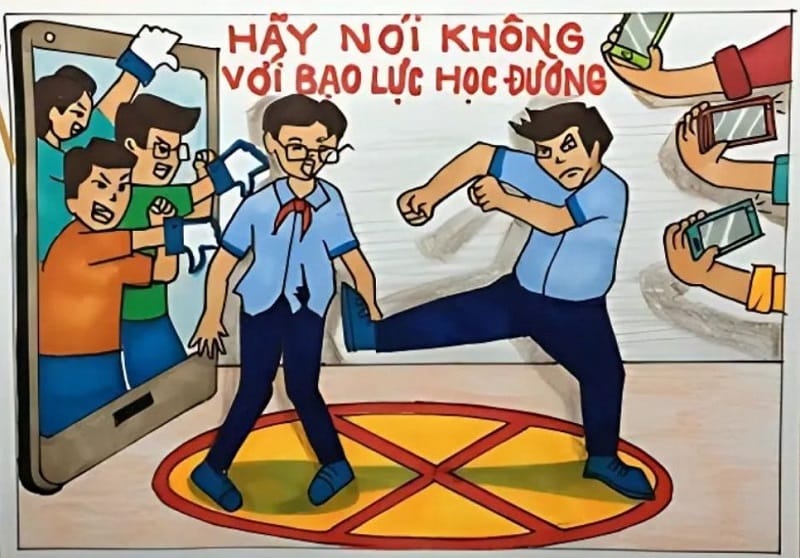 vẽ tranh phò29ng chống tệ nạn xã hội