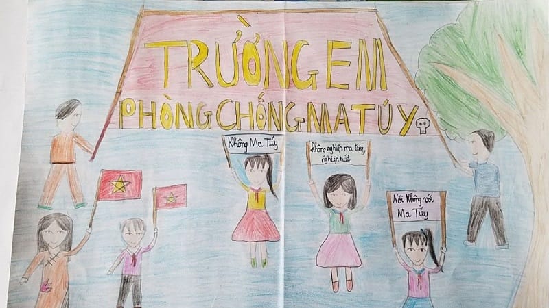 vẽ tranh phòng chống tệ nạn xã hội 3