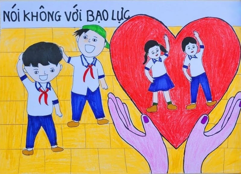 vẽ tranh phòng chống tệ nạn xã hội 32