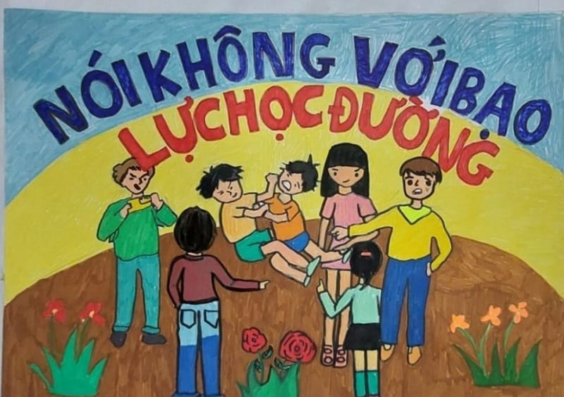 vẽ tranh phòng chống tệ nạn xã hội 8