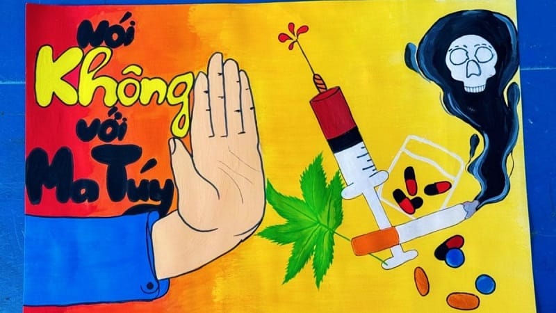 vẽ tranh phòng chống tệ nạn xã hội 9