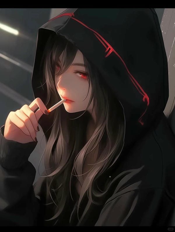 ảnh anime girl lạnh lùng vô cảm (26)