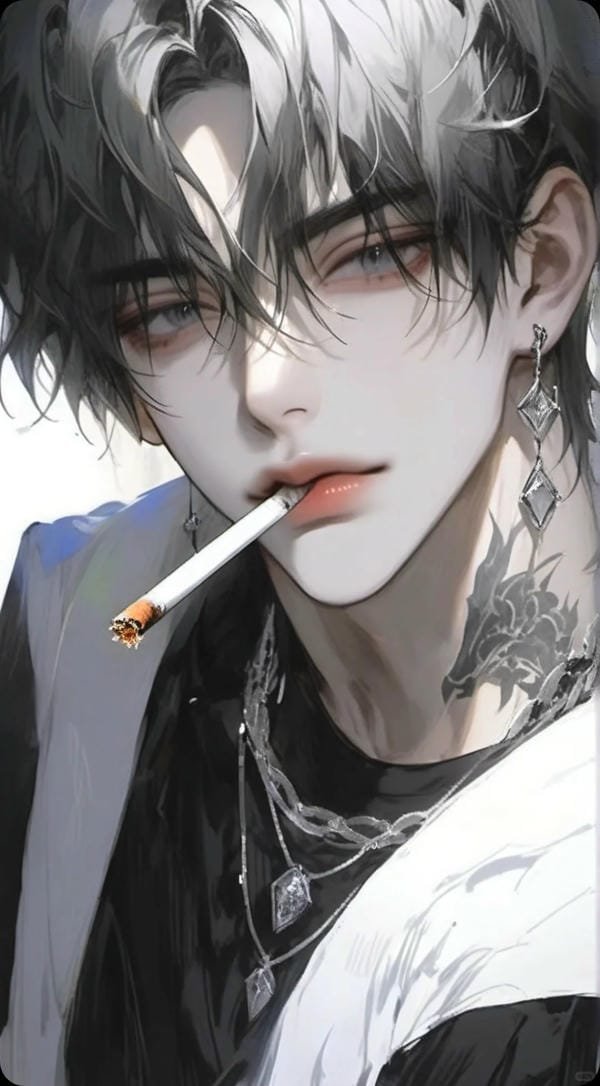 ảnh anime hút thuốc (10)