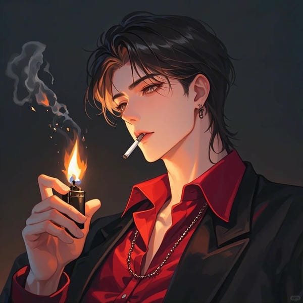 ảnh anime hút thuốc (14)