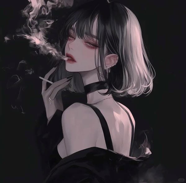 ảnh anime hút thuốc (3)