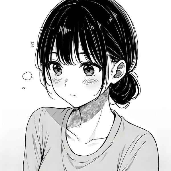 ảnh anime trắng đen (8)