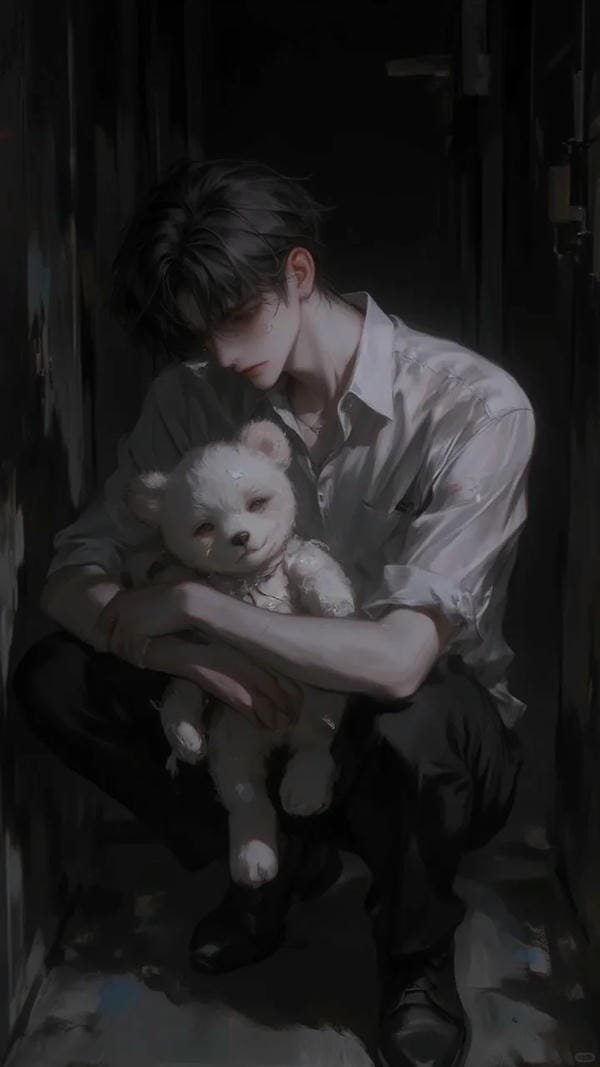 ảnh buồn anime nam​ (15)