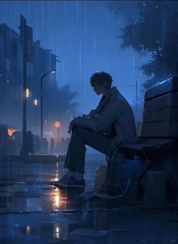 ảnh buồn anime nam​ (7)