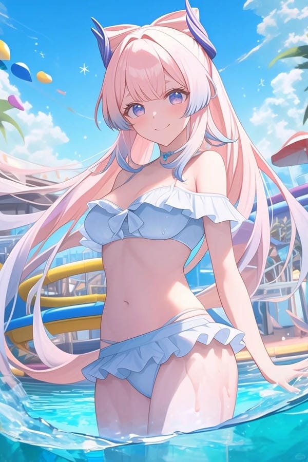 ảnh gái anime mặc bikini (14)