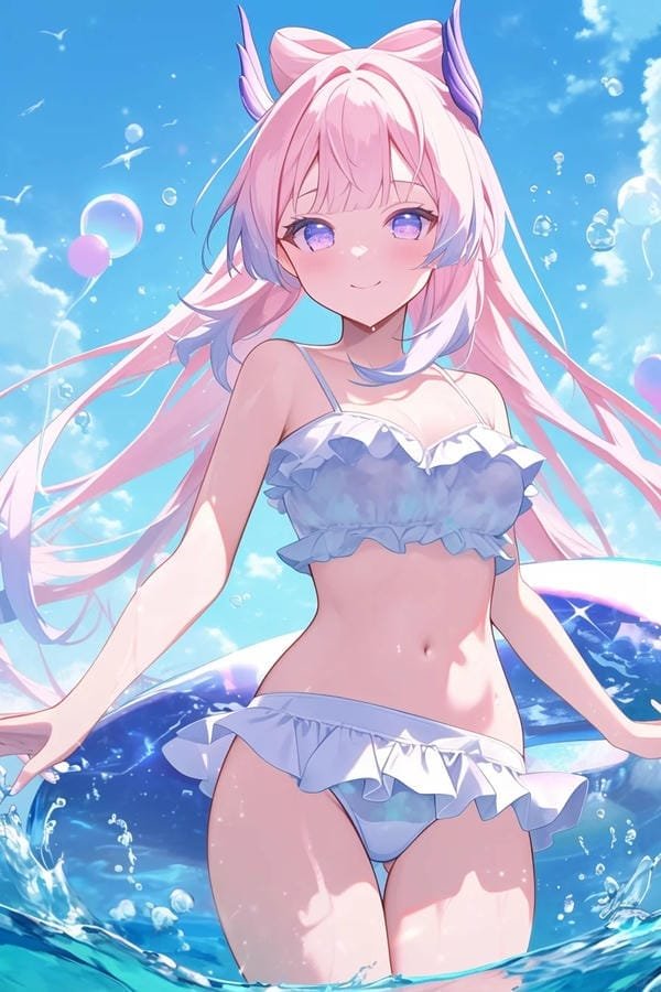 ảnh gái anime mặc bikini (16)