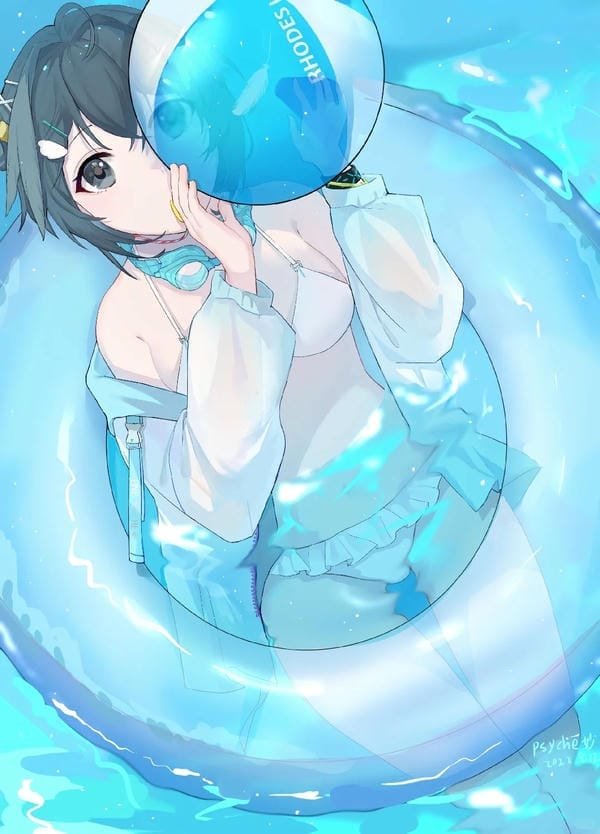 ảnh gái anime mặc bikini (24)