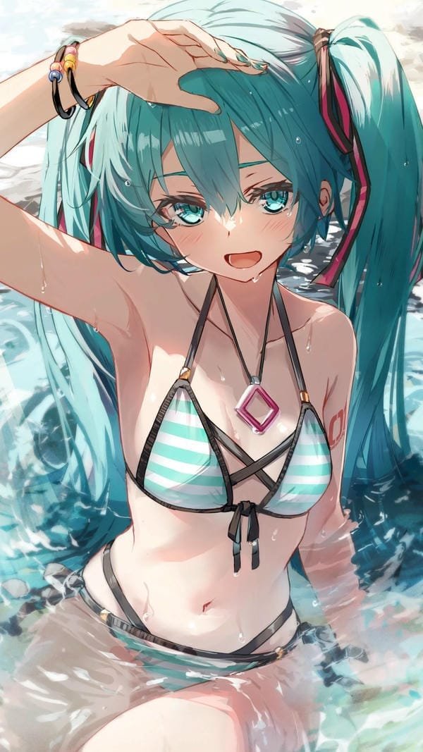 ảnh gái anime mặc bikini (25)