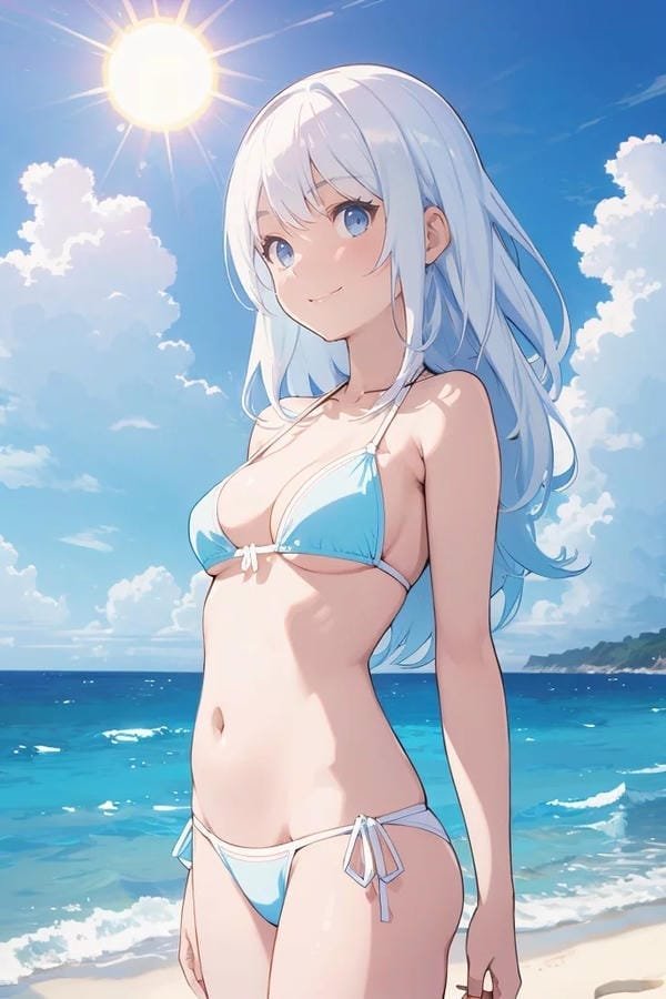 ảnh gái anime mặc bikini (28)