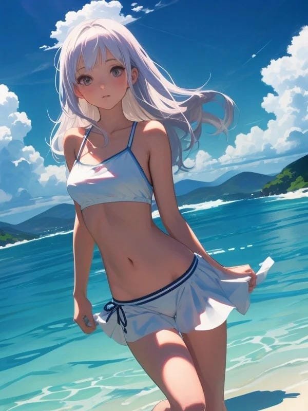 ảnh gái anime mặc bikini (7)